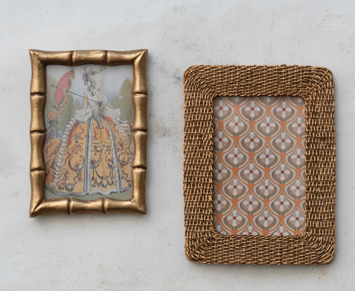 Faux Bamboo Photo Frame