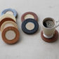 Stoneware Trivet, Reactive Glaze, 8 Colors