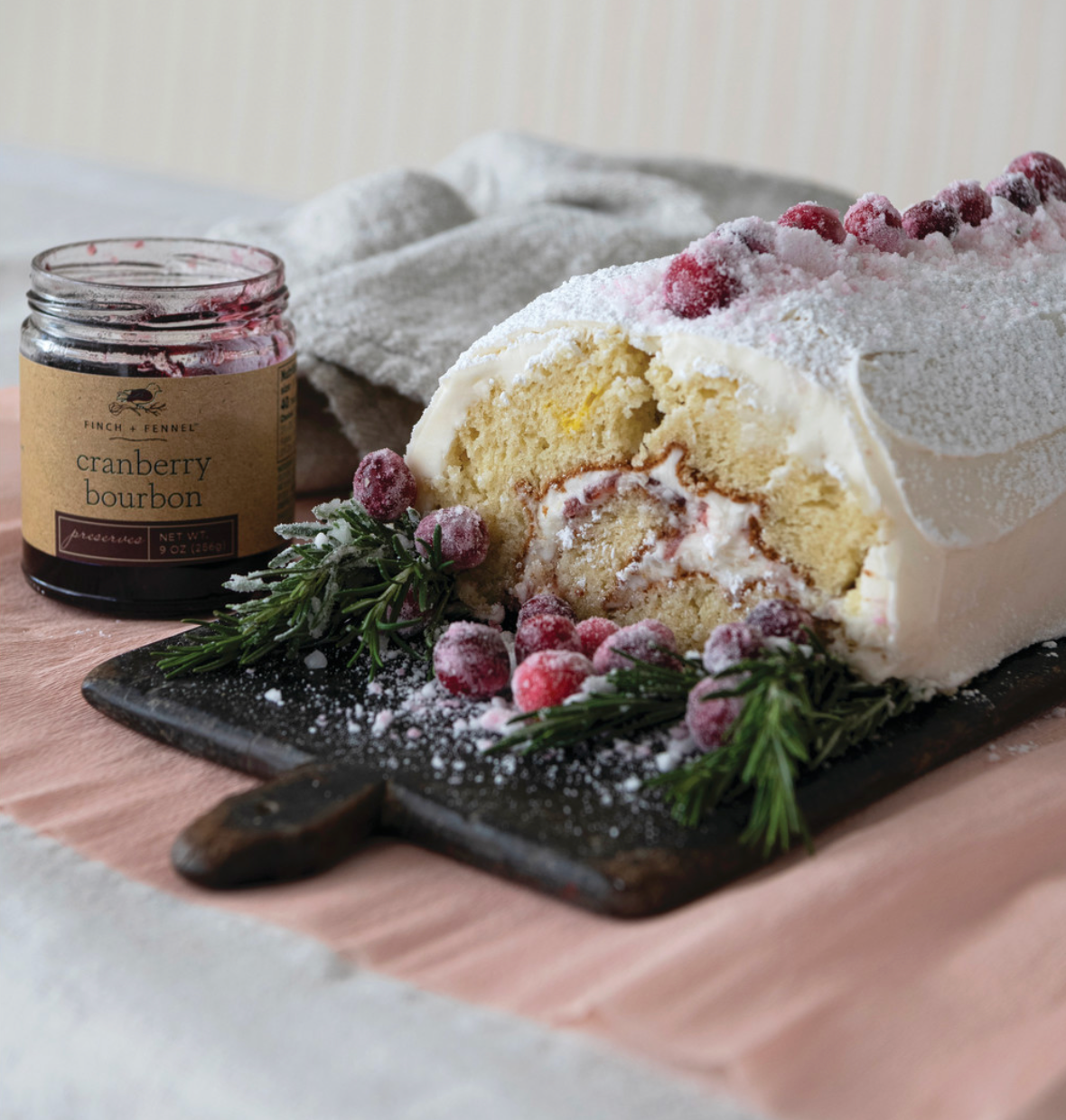 Cranberry Bourbon Preserves