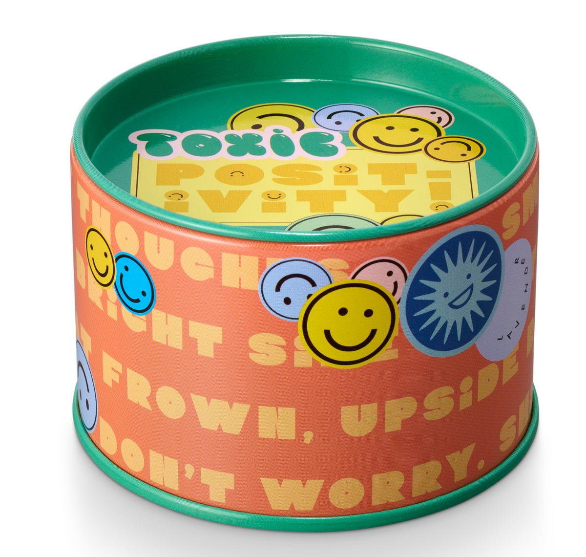 Toxic Positivity Twisted Tin Candle