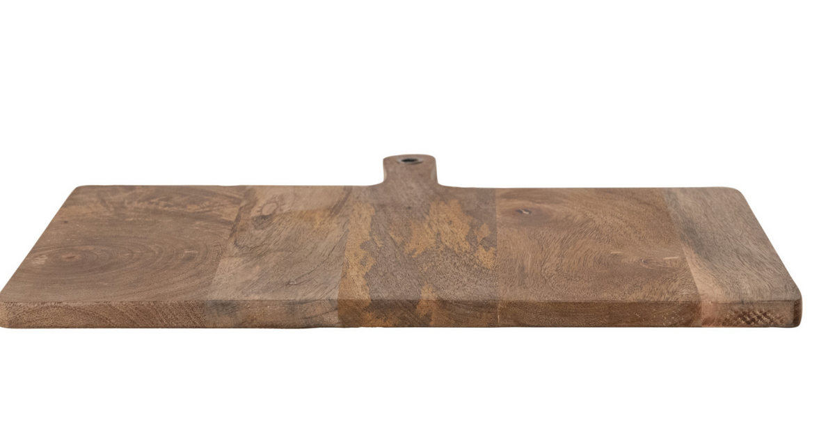 Mango Wood Cheese/Serving Board w/ Handle