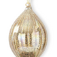 Gold Ribbed Mercury Glass Ornament