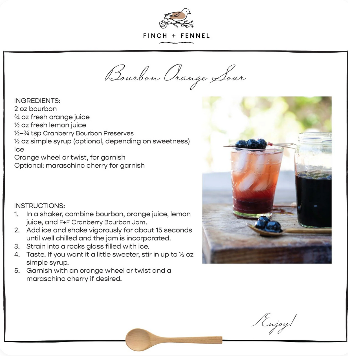 Cranberry Bourbon Preserves