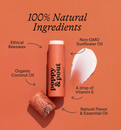 Pomegranate Peach Lip Care Duo Poppy & Pout
