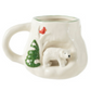 14 oz. Hand-Painted Stoneware Mug with 3D Scene, 5 Styles