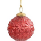 Embossed Glass Ornaments