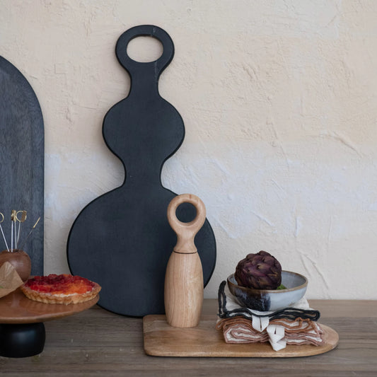 Rubberwood Salt & Pepper Mill