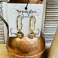 Gold Queen Bee Earrings