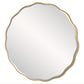 Aneta Round Mirror, Gold