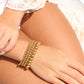 Gold Beaded Stretch Bracelet