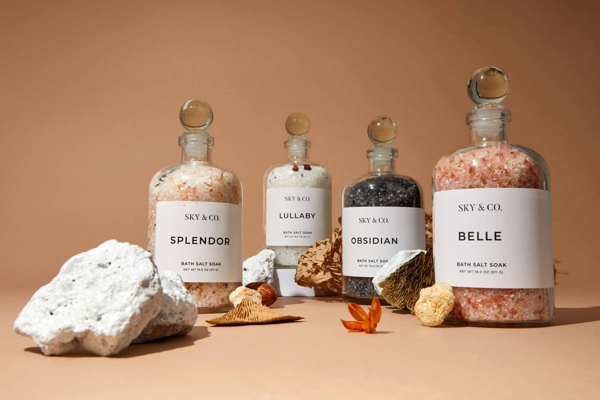 Bath Salt Soak Obsidian