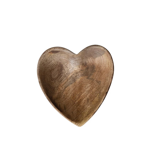 Mango Wood Heart Dish