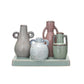 Mounted Vases w/ Base