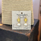 Gold Filigree Pearl - Earrings