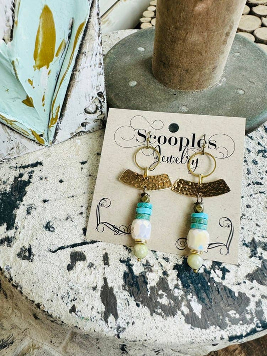 Citron Aqua Breeze - Earrings