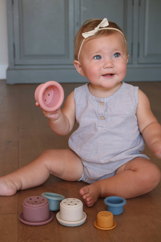 Pink Stacking Cups Color