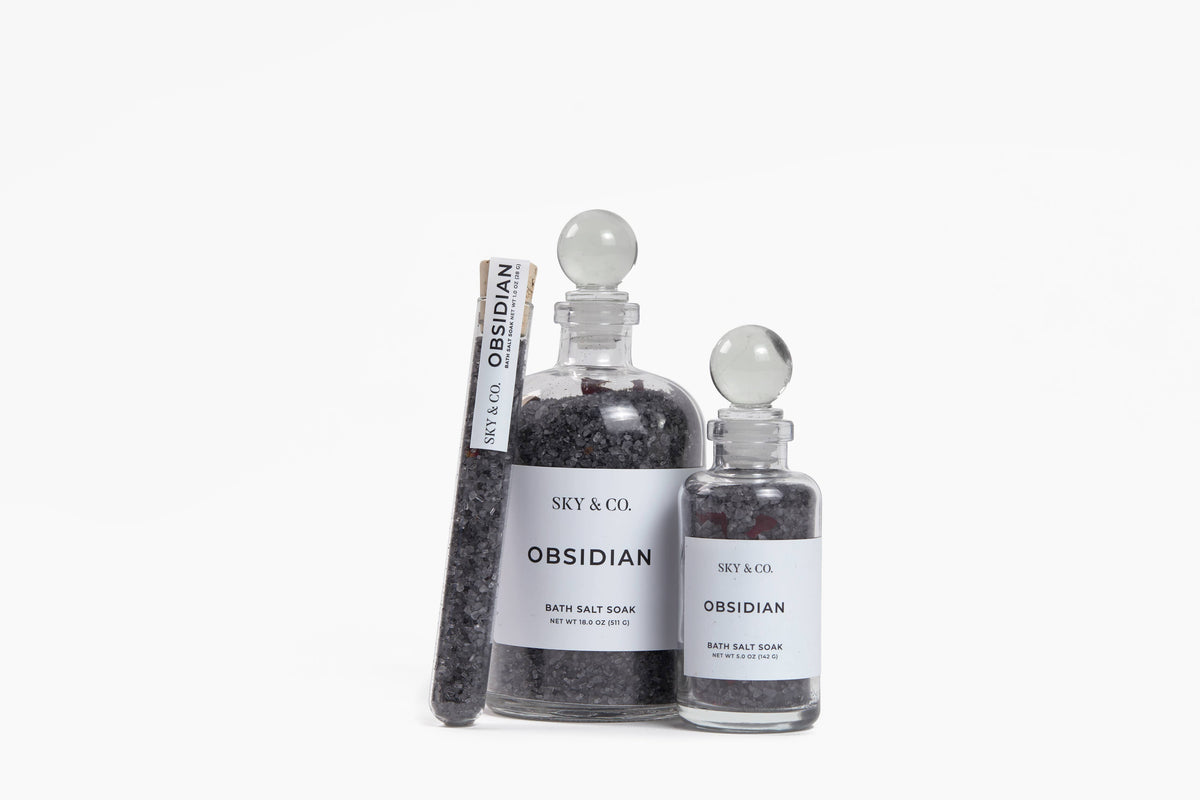 Bath Salt Soak Obsidian