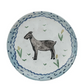 Hand-Painted Plate with Animal Image