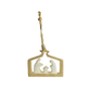 Wood and Enamel Nativity Ornament