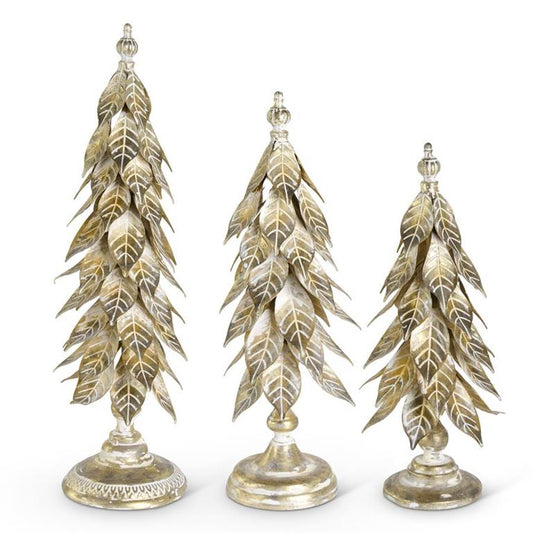 Sm Gold Metal Tree