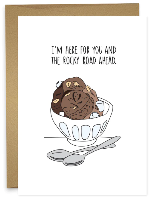 Rocky Road Greeting Card