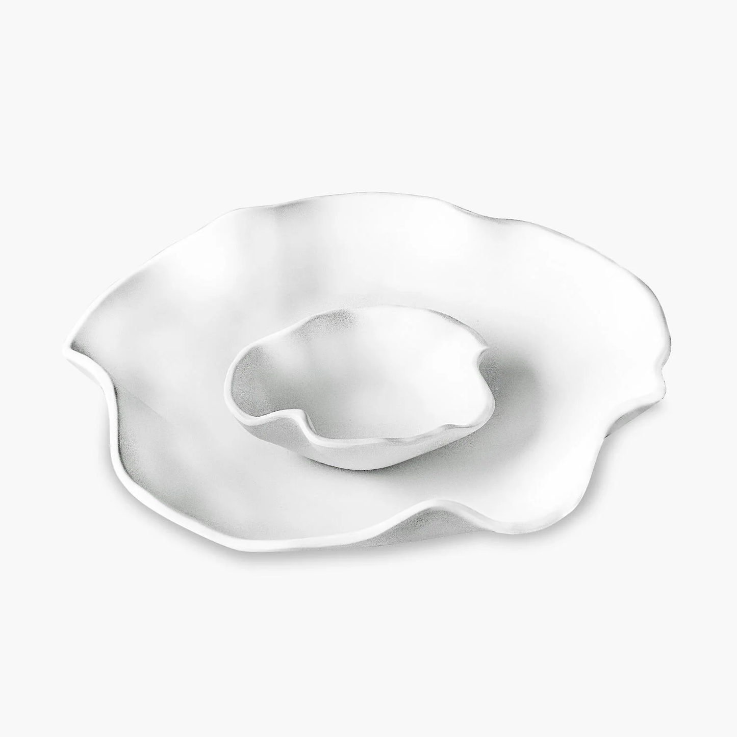 VIDA Nube Bowl with Dip (White)