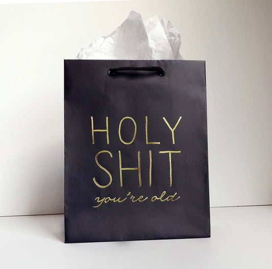 Holy Shit Old Gift Bag