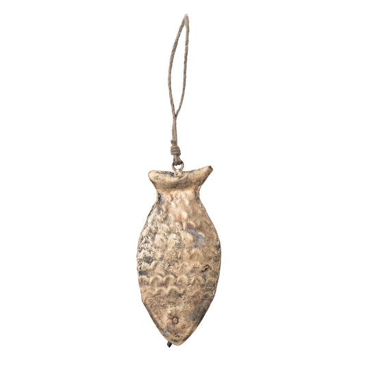 Lg Fish Bell Ornament