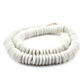 White Saucer Beads