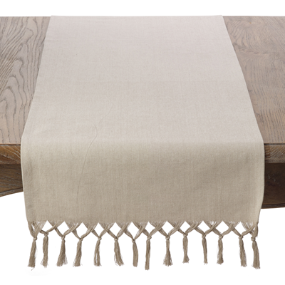 Knotted Tassel Runner