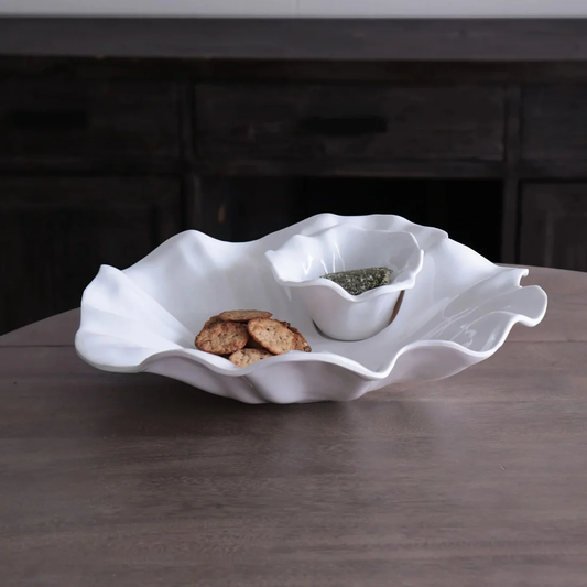 VIDA Bloom Chip & Dip Bowl