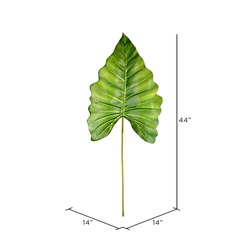 43" Green Calla Leaf