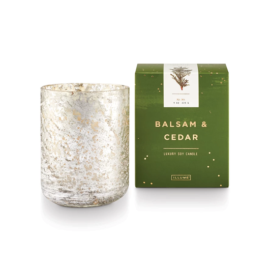 Balsam & Cedar Glass Candle