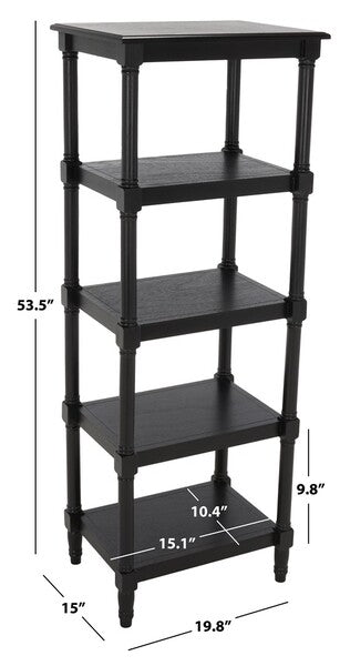 Cassie 5-Shelf Bookcase