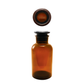 Glass Bottle with Stopper, Brown
