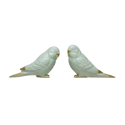 Ceramic Parakeet Figurine