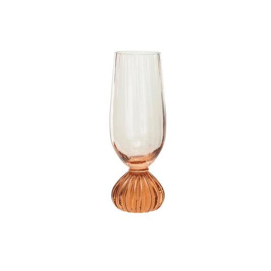 Ribbed Champagne Glass