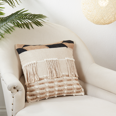 Fringe Boho Pillow