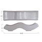 Stoneware Wave Tray with Reactive Glaze