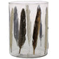 Enameled Feather Hurricane