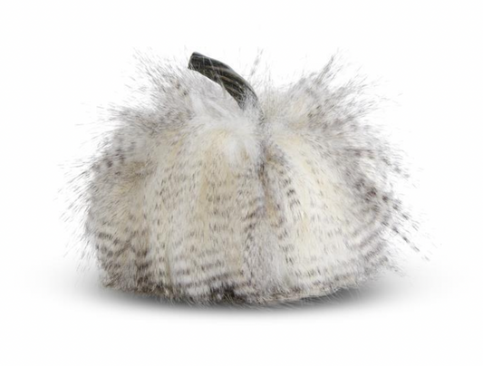 Faux Fur Pumpkin 4.5"