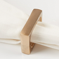 Gold Rectangle Napkin Ring