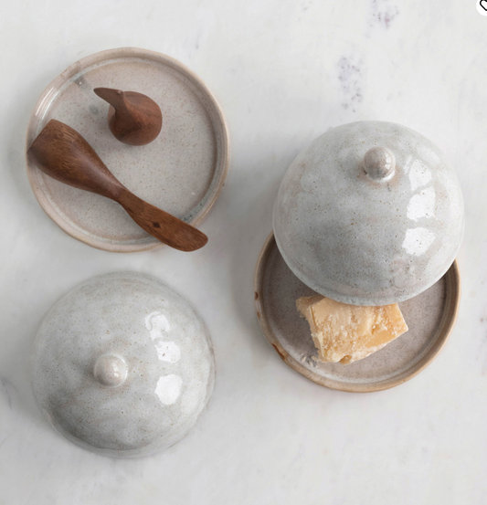 Domed Dish with Glaze