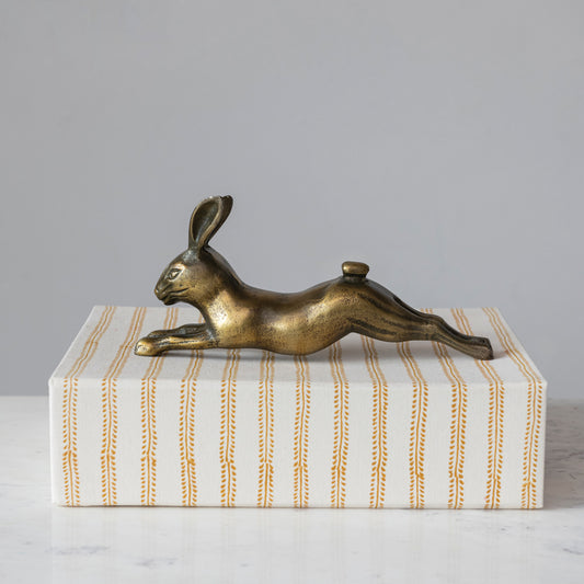 Rabbit Antique Brass Finish