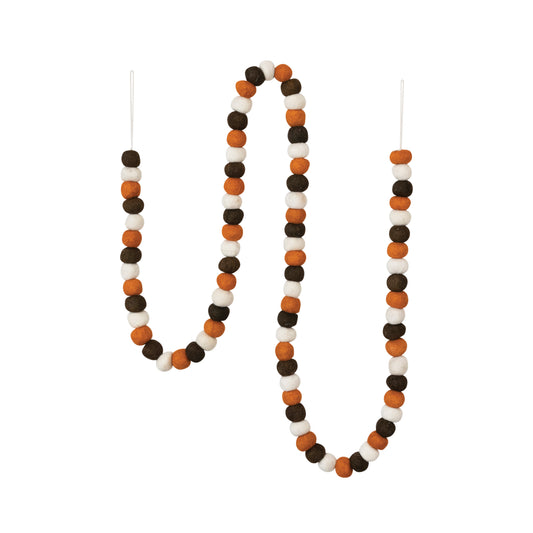 Wool Felt Ball Garland