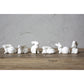 Ceramic Bunny set of Six