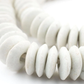 White Saucer Beads