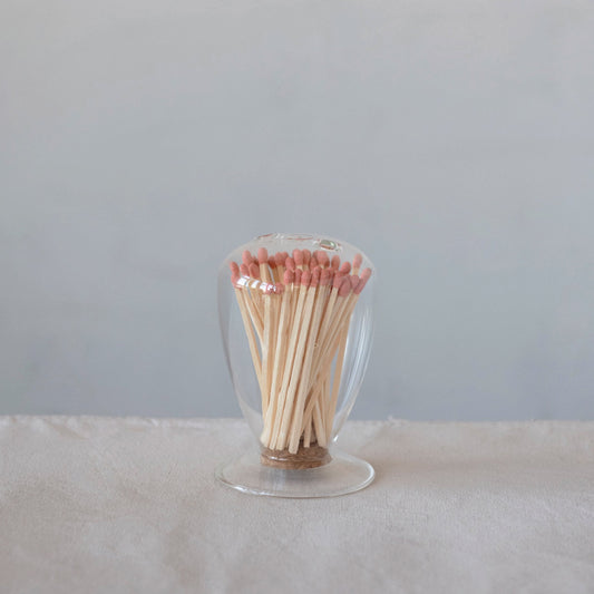 Glass Match Holder