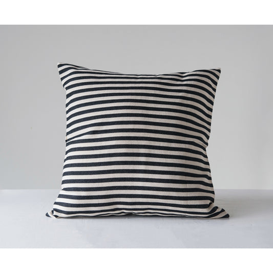 Oversized Striped Pillow