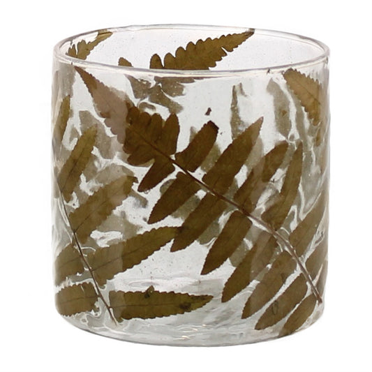 Enameled Fern Hurricane - Medium
